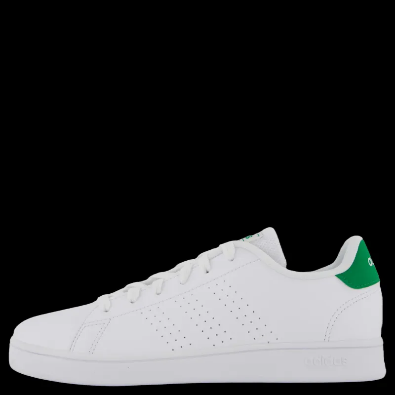 Sale adidas Advantage Lifestyle Court Lace Shoes Cloud White / Green / Core Black Vit