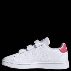 adidas Advantage Shoes Cloud White / Real Pink / Cloud White Vit New
