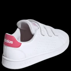 adidas Advantage Shoes Cloud White / Real Pink / Cloud White Vit New