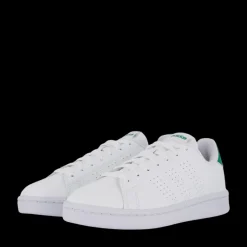 Clearance adidas Advantage Shoes Cloud White / Cloud White / Green Vit