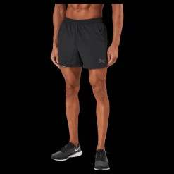 2XU Aero 5 Inch Shorts Black/silver Reflective Svart Outlet