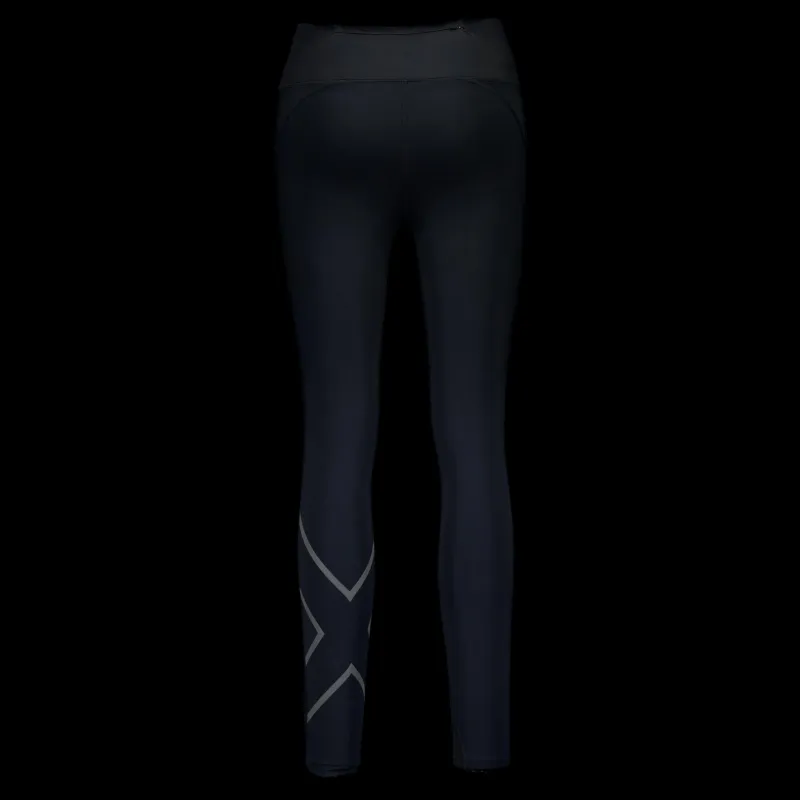 Online 2XU Aero Hi-rise Comp Tights Black/ Black Reflective Svart