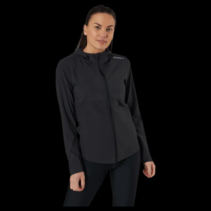 2XU Aero Jacket Black/Silver Svart och Silver Online