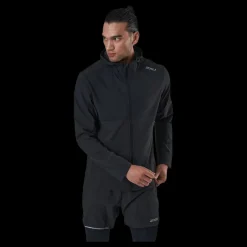 Discount 2XU Aero Jacket Black/Silver Svart och Silver