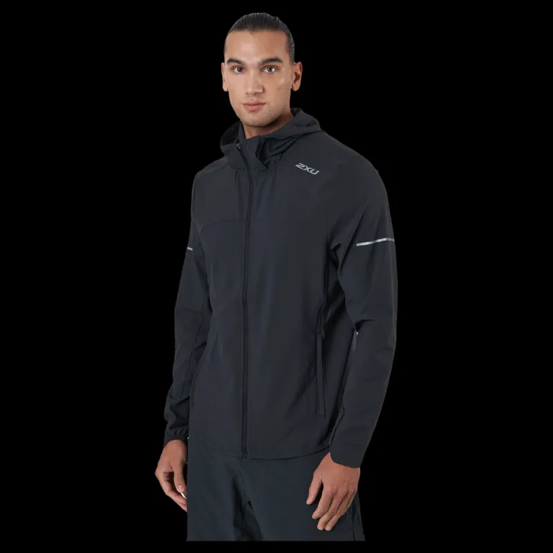 2XU Aero Jacket Black/silver Reflective Svart Online