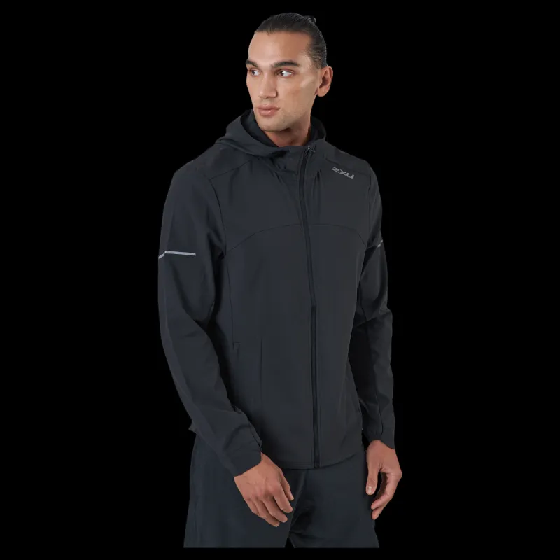 2XU Aero Jacket Black/silver Reflective Svart Online