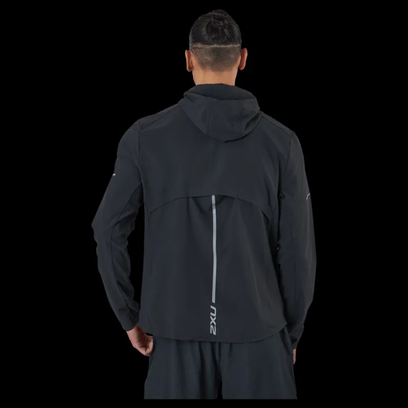 2XU Aero Jacket Black/silver Reflective Svart Online