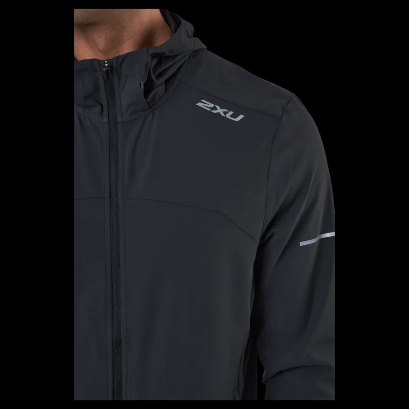 2XU Aero Jacket Black/silver Reflective Svart Online