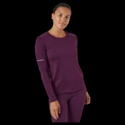 Discount 2XU Aero L/s Beet/silver Reflective Lila