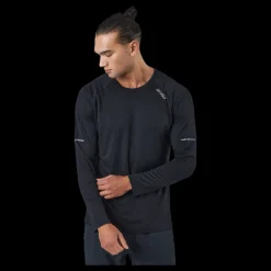 Outlet 2XU Aero L/s Black/silver Reflective Blå