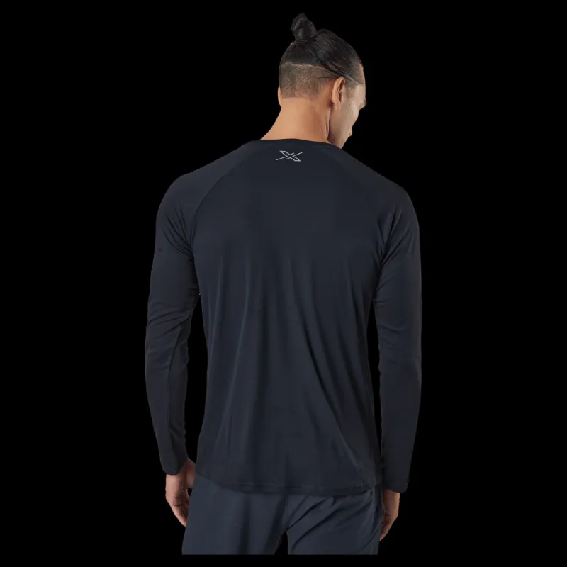 Outlet 2XU Aero L/s Black/silver Reflective Blå