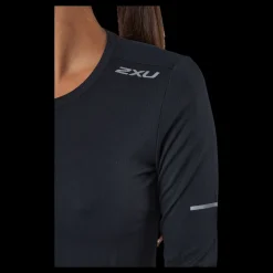 2XU Aero L/s Black/silver Reflective Svart Hot