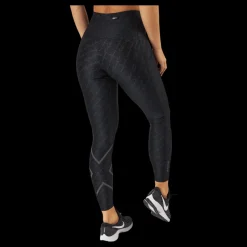 2XU Aero Reflect Hi-rise Comptigh Tty Script/black Reflective Svart