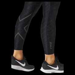 2XU Aero Reflect Hi-rise Comptigh Tty Script/black Reflective Svart