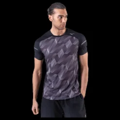 Clearance Mizuno Aero Tee Black/Grey Svart och Grå