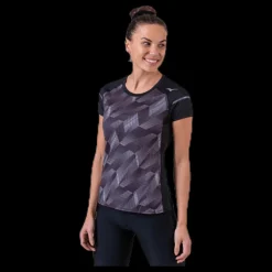 Mizuno Aero Tee Black/Grey Svart New