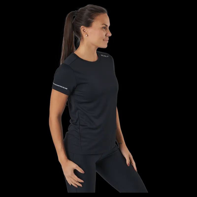 2XU Aero Tee Black/silver Reflective Svart Online
