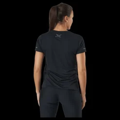 2XU Aero Tee Black/silver Reflective Svart Online
