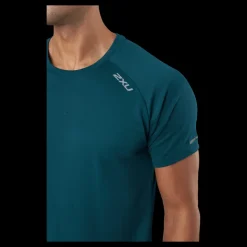 Best 2XU Aero Tee Deep Jade/silver Reflective Turkos