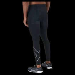 Best 2XU Aero Vent Compression Tights Black/silver Reflective Svart