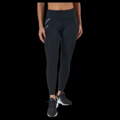 Hot 2XU Aero Vent Mid-rise Compressio Black/silver Reflective Svart