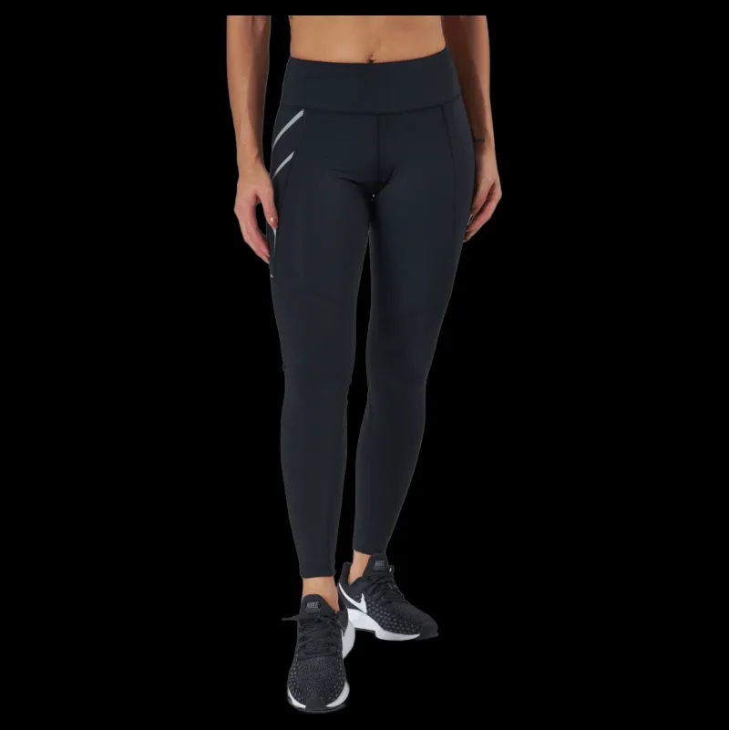 Hot 2XU Aero Vent Mid-rise Compressio Black/silver Reflective Svart