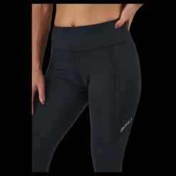 Hot 2XU Aero Vent Mid-rise Compressio Black/silver Reflective Svart