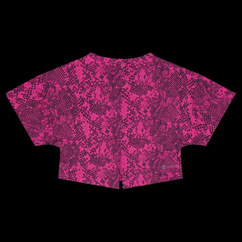 adidas AEROREADY Animal-Print T-Shirt Selufu/Carbon/White Vit Discount