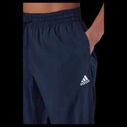 Online adidas AEROREADY Essentials Stanford Open Hem Embroidered Small Logo Tracksuit Bottoms Legend Ink Blå