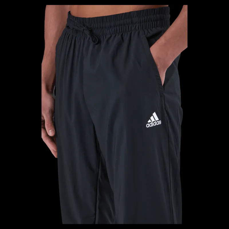 Online adidas AEROREADY Essentials Stanford Elastic Cuff Small Logo Joggers Black Svart