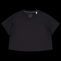 adidas AEROREADY Train Essentials 3 Bar Logo Crop T-Shirt Black Svart