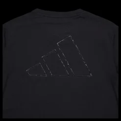adidas AEROREADY Train Essentials 3 Bar Logo Crop T-Shirt Black Svart