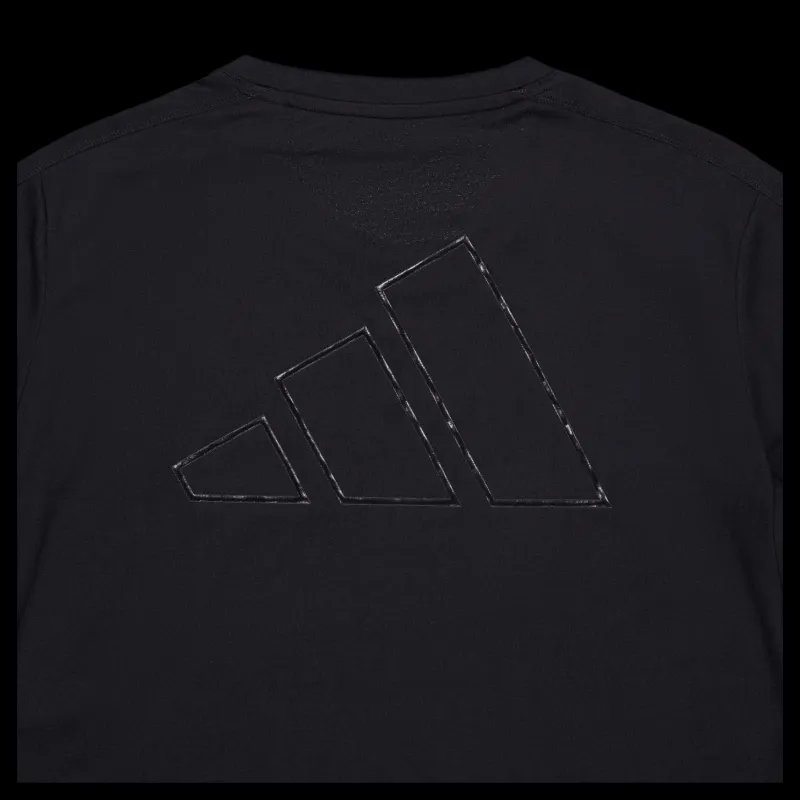 adidas AEROREADY Train Essentials 3 Bar Logo Crop T-Shirt Black Svart