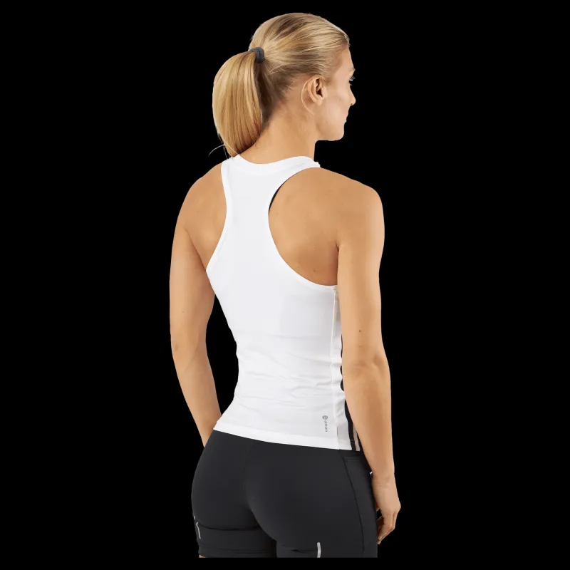 adidas AEROREADY Train Essentials Regular 3-Stripes Tank Top White Vit