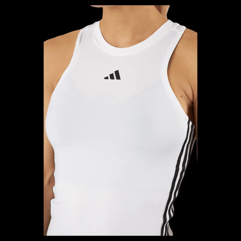 adidas AEROREADY Train Essentials Regular 3-Stripes Tank Top White Vit