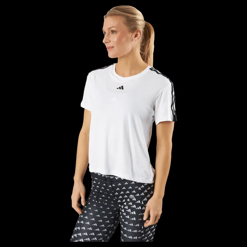 Clearance adidas AEROREADY Train Essentials 3-Stripes T-Shirt White Vit