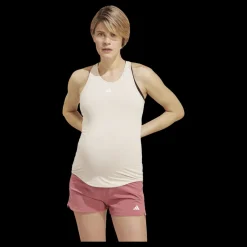 adidas AEROREADY Train Essentials Slim-Fit Tank Top (Maternity) Wonqua/White Vit Sale