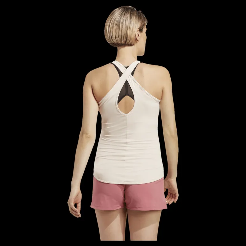 adidas AEROREADY Train Essentials Slim-Fit Tank Top (Maternity) Wonqua/White Vit Sale