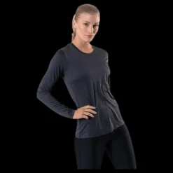 Salomon Agile Ls Tee Purple Lila