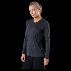 Salomon Agile Ls Tee Purple Lila