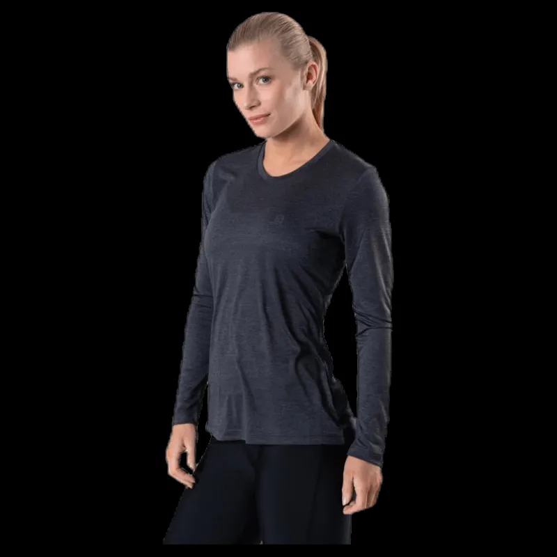 Salomon Agile Ls Tee Purple Lila