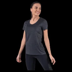 Salomon Agile Ss Tee Grey Lila Outlet