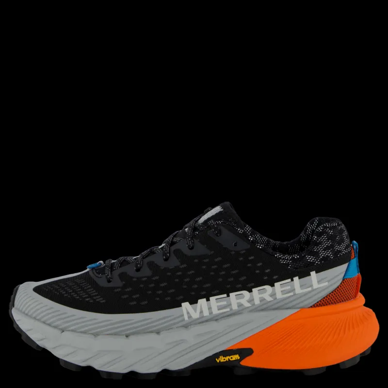 Merrell Agility Peak 5 Black/tangerine Svart New