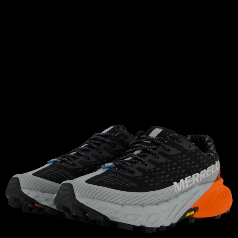 Merrell Agility Peak 5 Black/tangerine Svart New