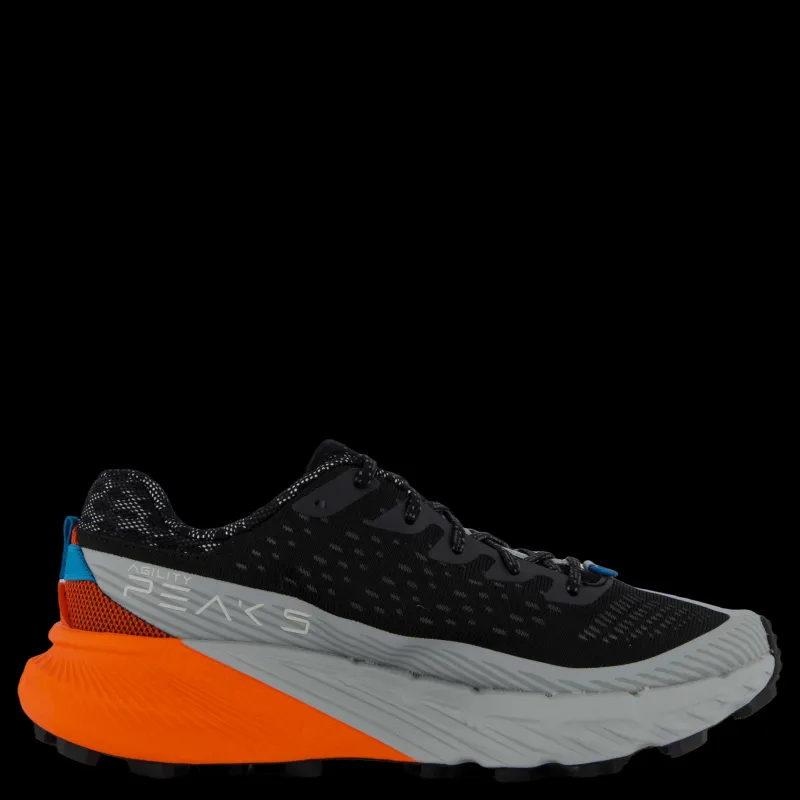 Merrell Agility Peak 5 Black/tangerine Svart New