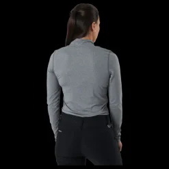 Online Daily Sports Agnes Ls Mock Neck Granite Grå