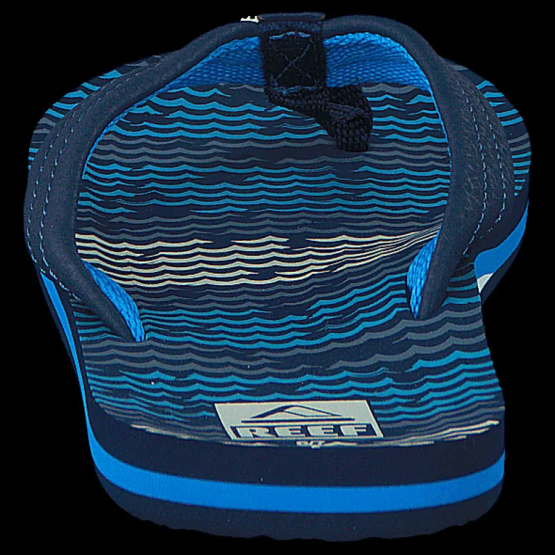 Reef Ahi Blue Horizon Waves Blå