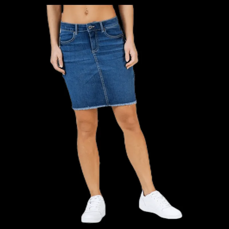 Outlet Pieces Aia Mw Dnm Skirt Blue Blå