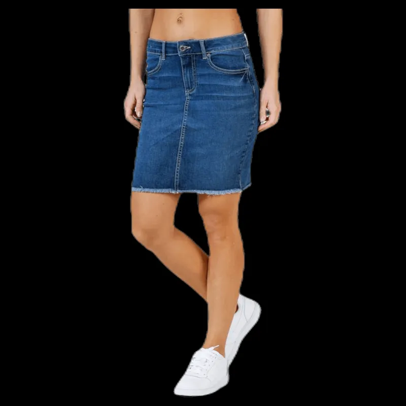 Outlet Pieces Aia Mw Dnm Skirt Blue Blå