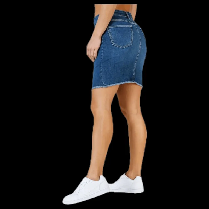 Outlet Pieces Aia Mw Dnm Skirt Blue Blå